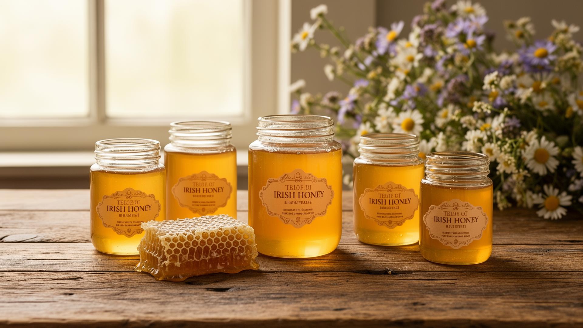 Irish honey jars